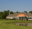 A view of Winding Hollow's clubhouse.