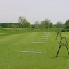 A view of the driving range tees at Clover Valley Golf Club