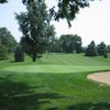 A view of hole #3 with bunker on the right at Homestead Springs Golf Course