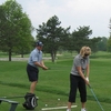 A view of the driving range tees at Worthington Hills Country Club