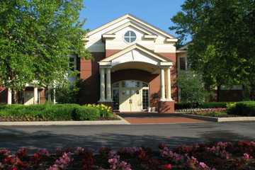 A view of the clubhouse at Worthington Hills Country Club